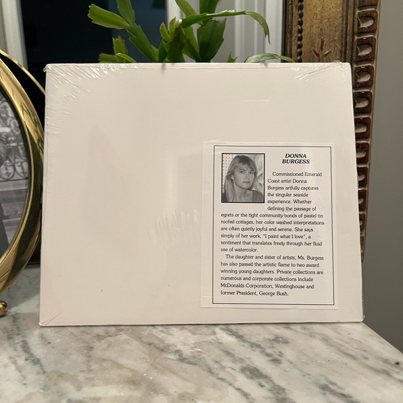 Signed Donna Burgess Santa print - Picture 3 of 5